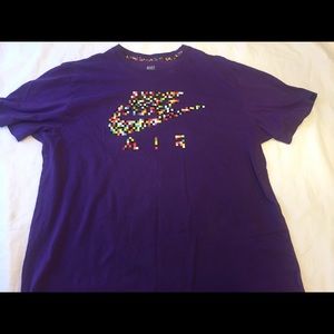 Nike Air Pixel Graphic T Shirt Purple Men’s XL EUC